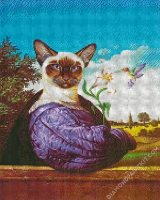 Aesthetic Siamese diamond painting