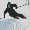 Aesthetic Skier Man diamond painting