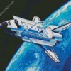 Aesthetic Space Shuttle diamond painting