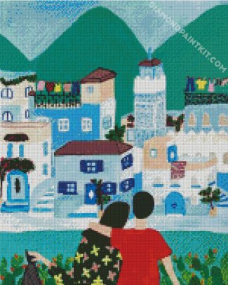 Aesthetic Tangier Art Illustration diamond painting