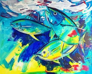 Aesthetic Tuna Fishes diamond painting