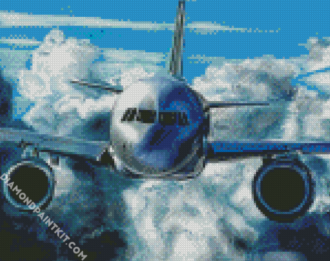 Airplane diamond painting