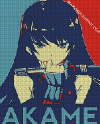 Akame Ga Kill Illustration diamond painting