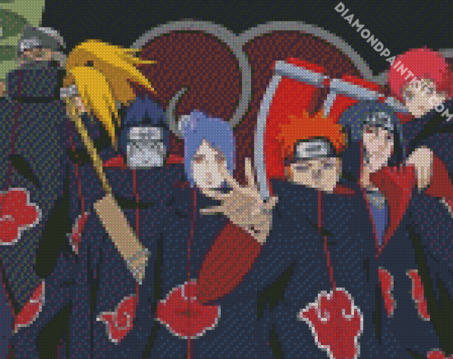 Akatsuki diamond painting