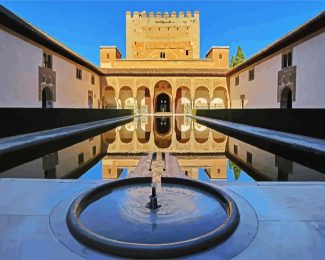 Alhambra Palace diamond painting