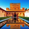 Alhambra Palace Reflection diamond painting