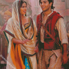 Aladin And Jasmine diamond painting