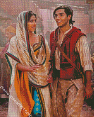 Aladin And Jasmine diamond painting