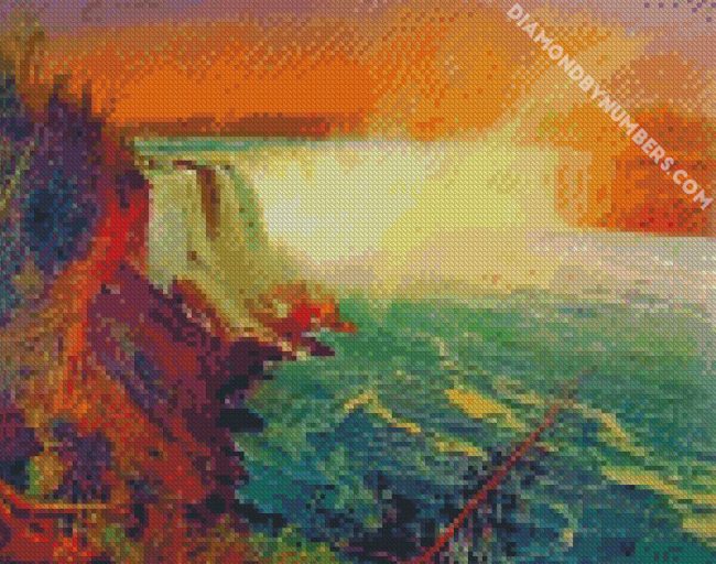 Albert Bierstadt Niagara Falls diamond painting