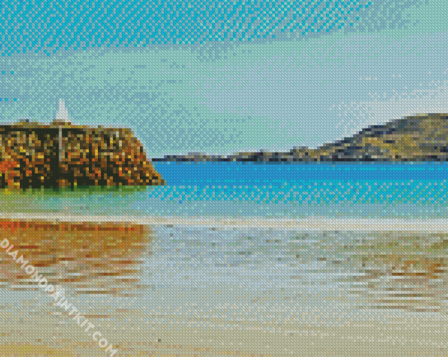 Alderney Beach Rocks diamond painting