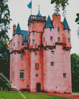 Alford Craigievar Castle diamond painting