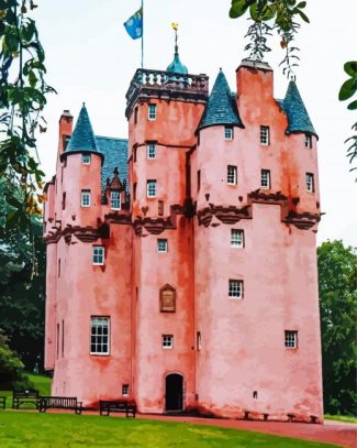 Alford Craigievar Castle diamond painting