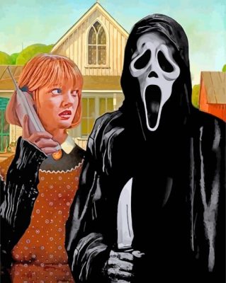 American Gothic Ghostface Diamond painting