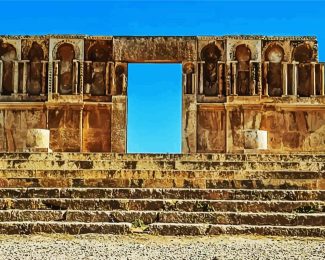 Amman Citadel Jordan diamond painting