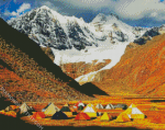 Andes Camping diamond painting