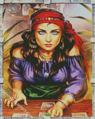 Arab Tarot Fortune Teller diamond painting