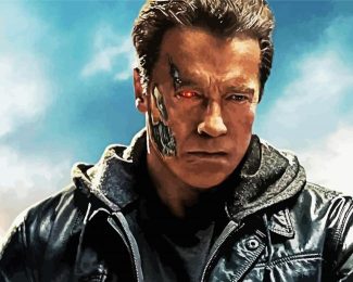 Arnold Schwarzenegger The Terminator diamond painting