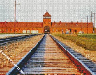 Auschwitz Concentration Camp In Poland diamond painting