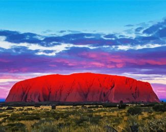 Australia Uluru diamond painting