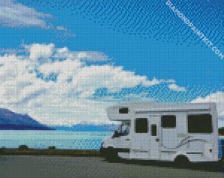 Autcaravan Camping diamond painting