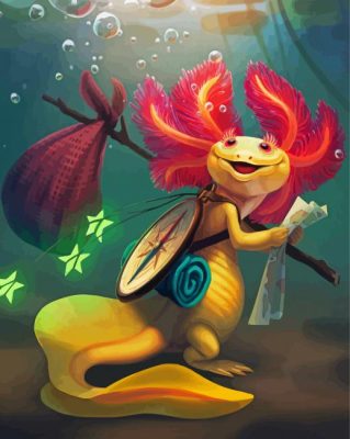 Axolotl Adventure diamond painting