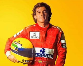 Ayrton Senna diamond painting