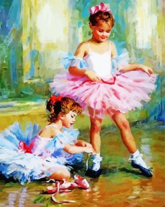 Ballerina Sisters diamond painting