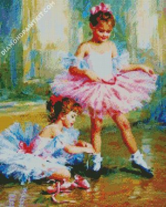 Ballerina Sisters diamond painting