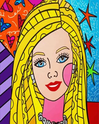 Barbie Illustration diamond painting