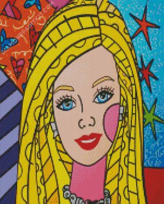 Barbie Illustration diamond painting