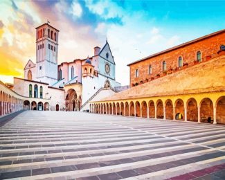 Basilica Of San Francesco Assisi Church diamond painting