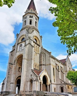 Basilica Of The Visitation Annecy diamond painting