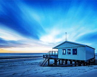 Beach House In Ameland diamond painting