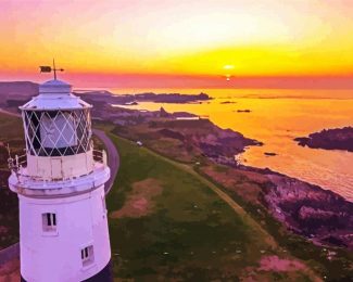 Beacon In Alderney Beach diamond painting