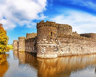 Beaumaris Castle Wales Anglesey diamond painting