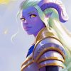 Beautiful Draenei Girl diamond painting