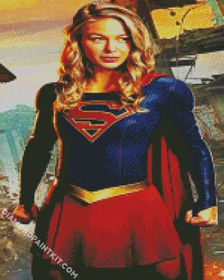 Beautiful Supergirl diamond painting