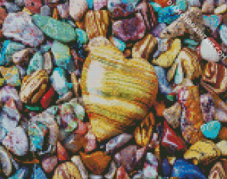 Beautiful Colorful Stones diamond painting