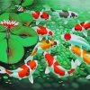 Beautiful Koi Fish diamond painting