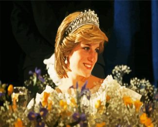 Beautiful Princess Diana diamond painting