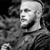 Black And White Ragnar Lothbrok diamond painting