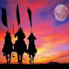 Brave Samurais Silhouette diamond painting