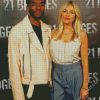 Chadwick Boseman And Sienna Miller diamond painting