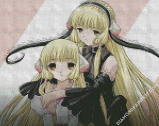 chobits Chi And Freya diamond painting