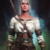 Ciri From Witcher diamond painting