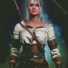 Ciri From Witcher diamond painting