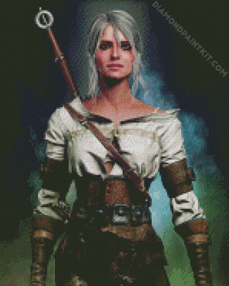 Ciri From Witcher diamond painting