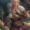 Ciri Witcher Illustration diamond painting