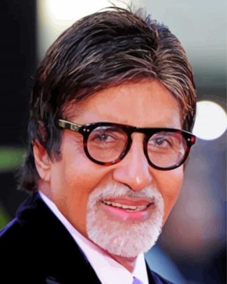 Close Up Amitabh Bachchan diamond painting