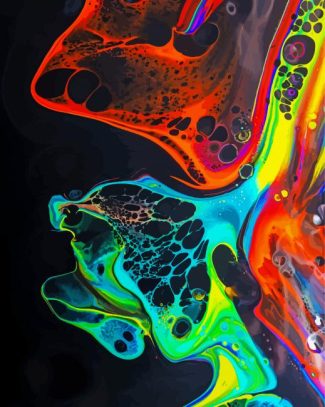 Colorful Swirling diamond painting